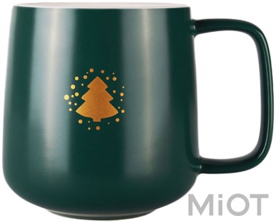 Кружка Xiaomi FINEMADING 500cc Mosaic Christmas Edition with lid Green