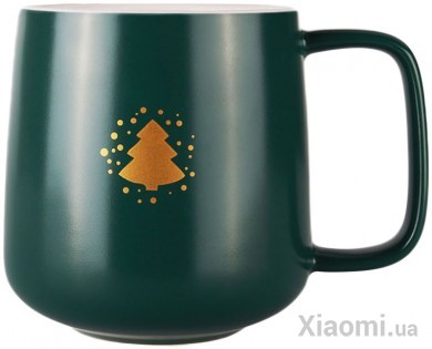 Кружка Xiaomi FINEMADING 500cc Mosaic Christmas Edition with lid Green