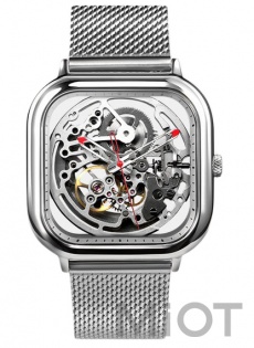 Годинник CIGA Design full hollow mechanical watches Silver