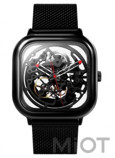 Годинник CIGA Design full hollow mechanical watches Black