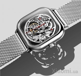 Часы CIGA Design full hollow mechanical watches Silver