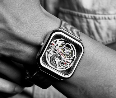 Годинник CIGA Design full hollow mechanical watches Silver