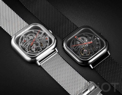 Годинник CIGA Design full hollow mechanical watches Silver