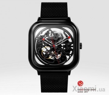 Часы CIGA Design full hollow mechanical watches Black