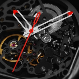 Годинник CIGA Design full hollow mechanical watches Black