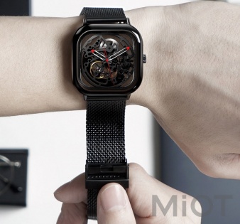 Годинник CIGA Design full hollow mechanical watches Black