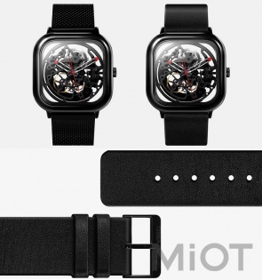 Годинник CIGA Design full hollow mechanical watches Black