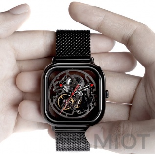 Годинник CIGA Design full hollow mechanical watches Black