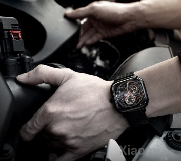 Часы CIGA Design full hollow mechanical watches Black