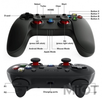Ігровий джойстик XiaoJi GameSir G3 Wireless Black
