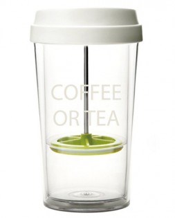 Склянка coffee or tea Xiaomi Emoi H1096 White/Green 360 мл