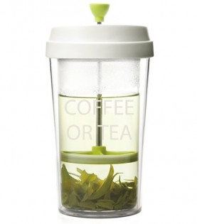 Склянка coffee or tea Xiaomi Emoi H1096 White/Green 360 мл