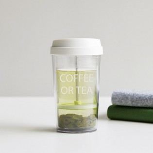 Склянка coffee or tea Xiaomi Emoi H1096 White/Green 360 мл