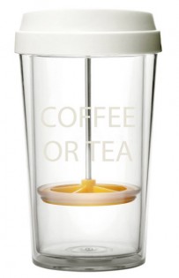 Склянка coffee or tea Xiaomi Emoi H1096 White/Orange 360 мл