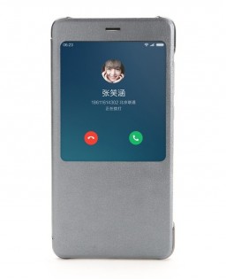 Чехол книжка с окошком Smart Display для смартфонов Xiaomi Note 4 Gray 1163000018