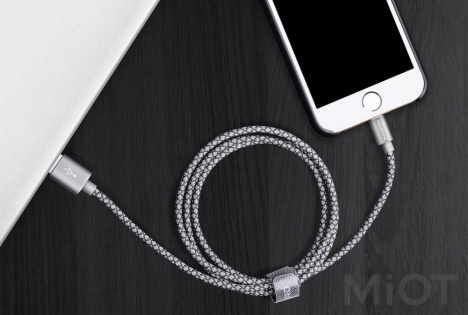 Кабель Xiaomi Guildford Lightening MFI Certified Apple Data Cable 100 cm Grey