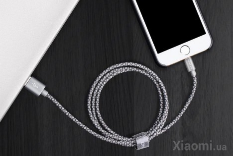 Кабель Xiaomi Guildford Lightening MFI Certified Apple Data Cable 100 cm Grey