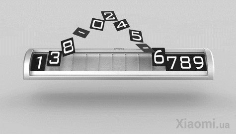 Временная карта парковки Xiaomi Guildford Temporary Parking Card Silver
