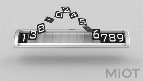 Тимчасова карта парковки Xiaomi Guildford Temporary Parking Card Silver