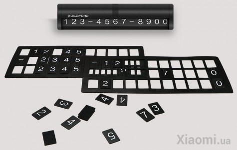 Временная карта парковки Xiaomi Guildford Temporary Parking Card Black