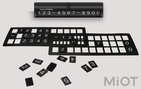 Тимчасова карта парковки Xiaomi Guildford Temporary Parking Card Black
