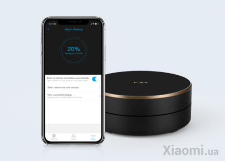 Умный жёсткий диск Xiaomi HALOS CatDrive 1TB Black/Gold C1-P3-1T