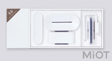 Набір настінних тримачів для ванної кімнати Xiaomi Happy Life Bathroom set 5pcs White