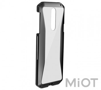 Чохол бампер Xiaomi Helo for Black shark Single Slide Protection Case Black/Clear