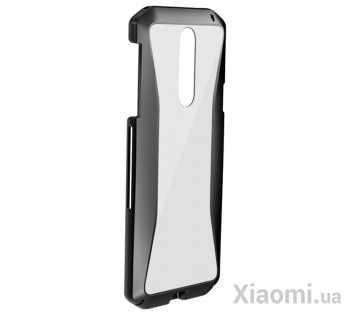 Чехол бампер Xiaomi Helo for Black shark Single Slide Protection Case Black/Clear