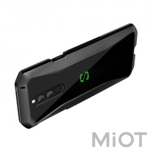 Чохол бампер Xiaomi Helo for Black shark Single Slide Protection Case Black/Clear