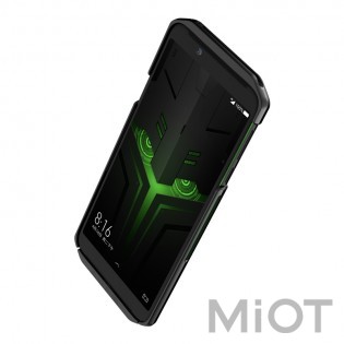 Чохол бампер Xiaomi Helo for Black shark Single Slide Protection Case Black/Clear