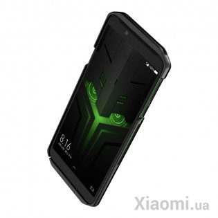 Чехол бампер Xiaomi Helo for Black shark Single Slide Protection Case Black/Clear