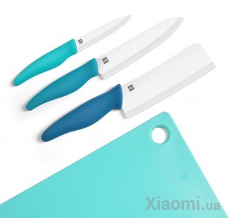 Набор Xiaomi Huo Hou Hot Ceramic Knife + Chopping Board Set HU0020