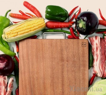 Разделочная доска Xiaomi Huo Hou Whole wood chopping board 40*28*3 cm