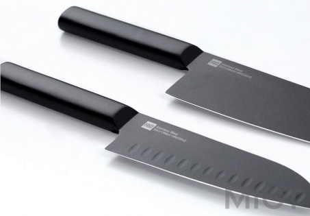 Набір ножів Xiaomi Huo Hou Black non-stick heat knife 2 psc. set