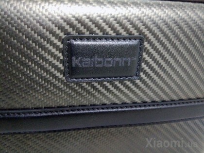 Сумка Xiaomi KARBONN fiber name shoulder bag+leather 29x27x10 cm