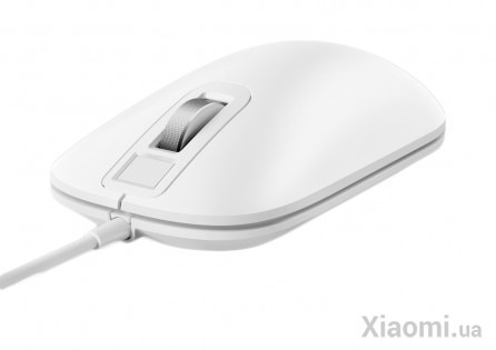 Мышка Xiaomi Jessis J1 Fingerprint Identification Mouse USB White (J1W)