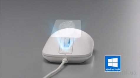 Мышка Xiaomi Jessis J1 Fingerprint Identification Mouse USB White (J1W)