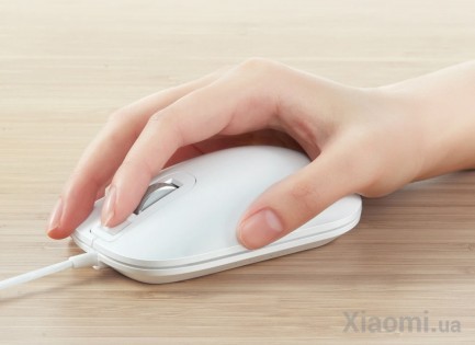 Мышка Xiaomi Jessis J1 Fingerprint Identification Mouse USB White (J1W)