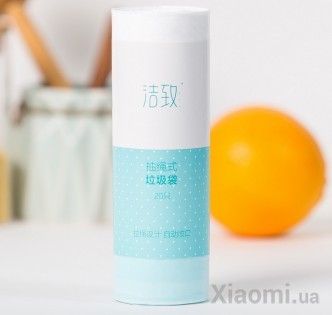 Мусорные пакеты Xiaomi Jiezhi Drawstring White 45*50cm 20pcs