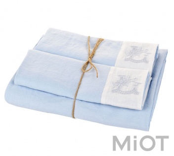 Комплект постільної білизни JolieHome Yi Tian silk Light Blue GB/18401-2010