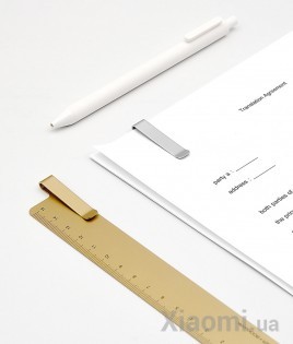 Металлическая линейка-закладка Xiaomi KACO RUMA 15 cm Gold K1406