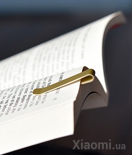Металлическая линейка-закладка Xiaomi KACO RUMA 15 cm Gold K1406