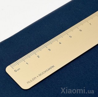 Металлическая линейка-закладка Xiaomi KACO RUMA 15 cm Gold K1406