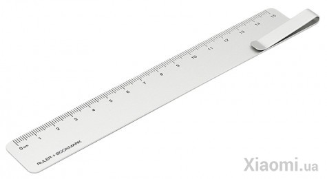 Металлическая линейка-закладка Xiaomi KACO 15 cm Silver K1406