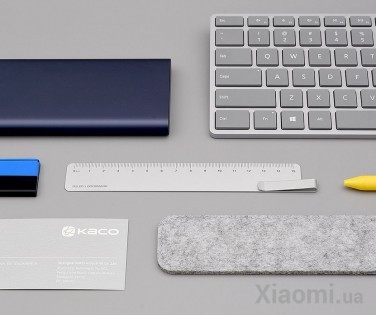 Металлическая линейка-закладка Xiaomi KACO 15 cm Silver K1406