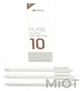 Набір гелевих ручок Xiaomi KACO Pure Gel Ink Pen White 10 pcs K1015