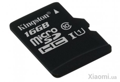 Карта памяти KINGSTON MicroSD 16GB class10 UHS-I (SDC10G2/16GBSP)