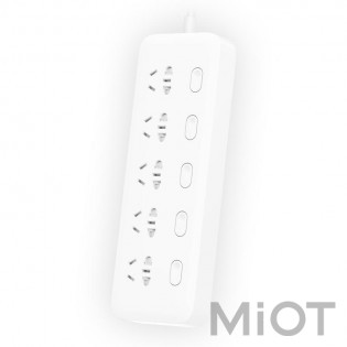 Подовжувач Xiaomi KingMi Power Strip (5 розеток; без USB; 5 викл) White QC0505