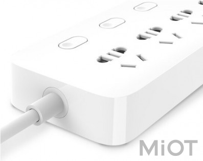 Подовжувач Xiaomi KingMi Power Strip (5 розеток; без USB; 5 викл) White QC0505